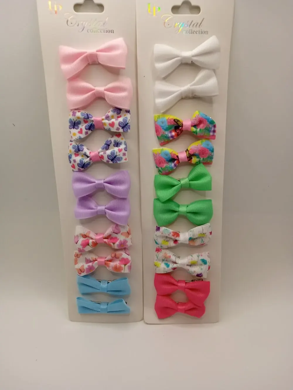 10 Pairs of Bows for Baby Toddler Girls Multiple Colors & Patterns 1025